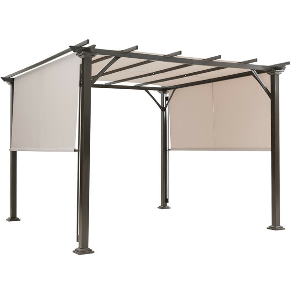 CASAINC 16' X 8' 2Pcs Universal Replacement Canopy For Pergola